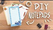 DIY Notepads | Very easy + Printable Patterns!