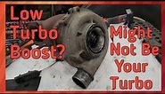 Low Turbo Boost ? Common Causes Explained. Watch This Before Buying A New One. Shaners Mechanic Life