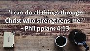 Daily Prayer (Philippians 4:13)