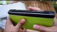 New 3ds XL Lime Black Green Unboxing
