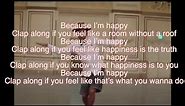 Because Im Happy lyrics