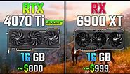 RTX 4070 Ti SUPER vs RX 6900 XT | Test in 7 Games