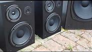 Speakers For Sale: Kenwood Towers + Yamaha NS-A636 Mint