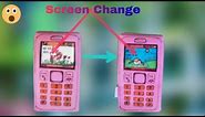 How to Make Paper Mobile Phone / You can change its screen