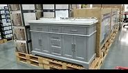 Costco! Mission Hills 60" Gray Double Sink Vanity w/ Quartz Top! $799!!!