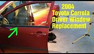 2004 Corolla Window Glass Replacement