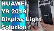HUAWEI Y9 2019 Display Light Solution Jumper 100% Woking /Y9 2019 LCD Light Solution/Y9 black screen