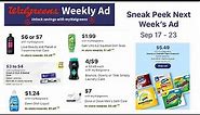 Walgreens Weekly Ad Preview 9/17 - 9/23