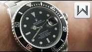 Rolex Submariner (16800) Vintage Luxury Dive Watch Review