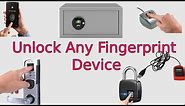 How to make duplicate FINGERPRINT || Fake Fingerprint || Unlock any fingerprint Device 2020 || Aney