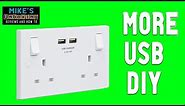 How To Install A Double USB Charging Wall Socket In 15 Minutes DIY