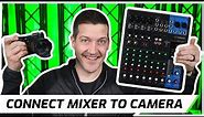How To Connect Audio Mixer To Camera