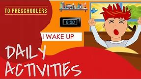 My daily routine - My day - Learn english for kids-Educational videos-kids.