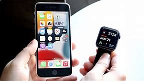 How To Connect Apple Watch To iPhone SE (2022)!