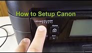 How to connect Canon ImageCLASS MF217W by cable and wireless to PC