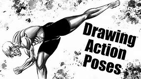 How to Draw People in Dynamic Fighting Action Poses | Easy Step by Step Art Tutorial for Beginners