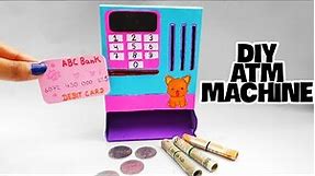 DIY HANDMADE ATM MACHINE EASY | How to make ATM at home | paper craft