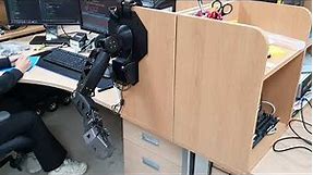 8 DoF Humanoid Robot Arm Control Test (Dynamixel Actuators)