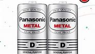 Promo Panasonic Baterai D Size Manganese Metal 2Pcs Manganese Battery D Size di Panasonic Battery Official Store | Tokopedia