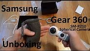 Unboxing Samsung Gear 360 SM-R210 Spherical Action Camera