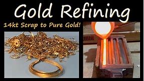 How to Refine Gold Scrap into Pure 24kt Gold