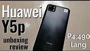 Huawei Y5p : Ang Pinaka affordable price na Y-Series | Unboxing And Review