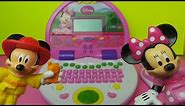 Disney Minnie Mouse Bow-tique preschool toy laptop computer FOR ABC / 123 learn english
