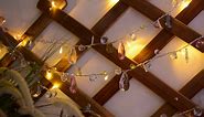 Battery Operated Fairy String Lights, 9.8 Ft Crystal Jewels Fairy Lights 30 LED Warm White Twinkle Lights Battery Powered with Remote Timer 8 Mode for Kids Girls Bedroom Valentine's Day Decor