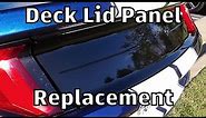 How to Replace a Deck Lid Panel for S550 Mustang (2015-2023).