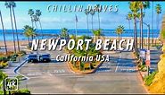 NEWPORT BEACH, California – 4K DRIVING TOUR – with Captions