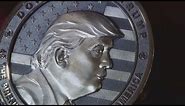 Russia releases silver Trump commemorative coin