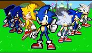 Sonic All Transformations #1 (Sprite Animation)