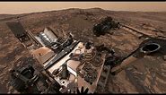 NASA's Curiosity Mars Rover on Vera Rubin Ridge (360 View)