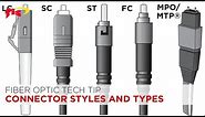 Fiber Optic Tech Tip: What Are the Most Common Fiber Optic Connectors?