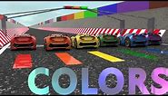 Little Car Designer Colors Rainbow Racing