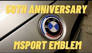 50th Anniversary Bmw Emblem (F30/31/80/36)