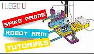 LEGO SPIKE PRIME Building Instructions - ROBOT ARM TUTORIALS