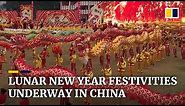 Festive mood and mass movement across China ahead of Lunar New Year