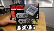 SNES MINI CONSOLE UNBOXING - Super Nintendo Entertainment System Console Mini