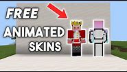 Animated Skins For Free in MCPE & Bedrock Edition ! (1.16)