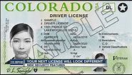 New look for Colorado's driver's licenses