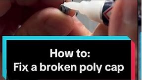 Gunpla how to: fix a broken poly cap