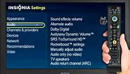 Audio Setup Guide | Insignia Connected TV