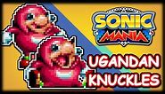 Ugandan Knuckles Travels Through Da Classic Wae - Sonic Mania Mod Showcase