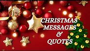Merry Christmas 2021 | Christmas quotes | christmas messages | christmas quotes and meggases
