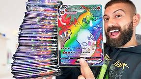 How Many $700 Rainbow Charizard Are In 7,500 Packs?