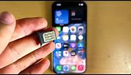 How To Insert SIM Card in iPhone 15 Pro