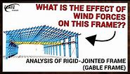 ANALYSIS of RIGID-JOINTED FRAMES - Gable Frames (STRUCTURAL THEORY)