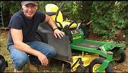 How to hook up a Bagger on a John Deere zero turn mower