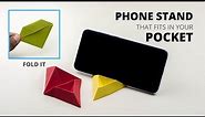 Origami Phone Stand - A carry in your POCKET Phone stand - Origami - DIY